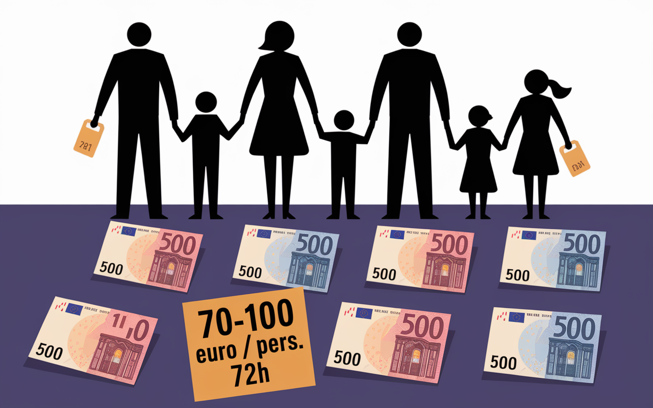 argent liquide chez soi réserve cash famille