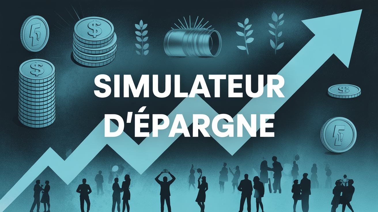 epargne simulation infographie capital croissant