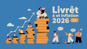 illustration inflation livret a 2026 tirelire et graphe