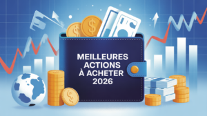 meilleur action bourse image portefeuille et graphique