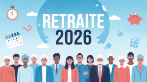 News retraites 2026 groupe symboles retraite