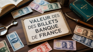 billet de banque france valeur ancienne table
