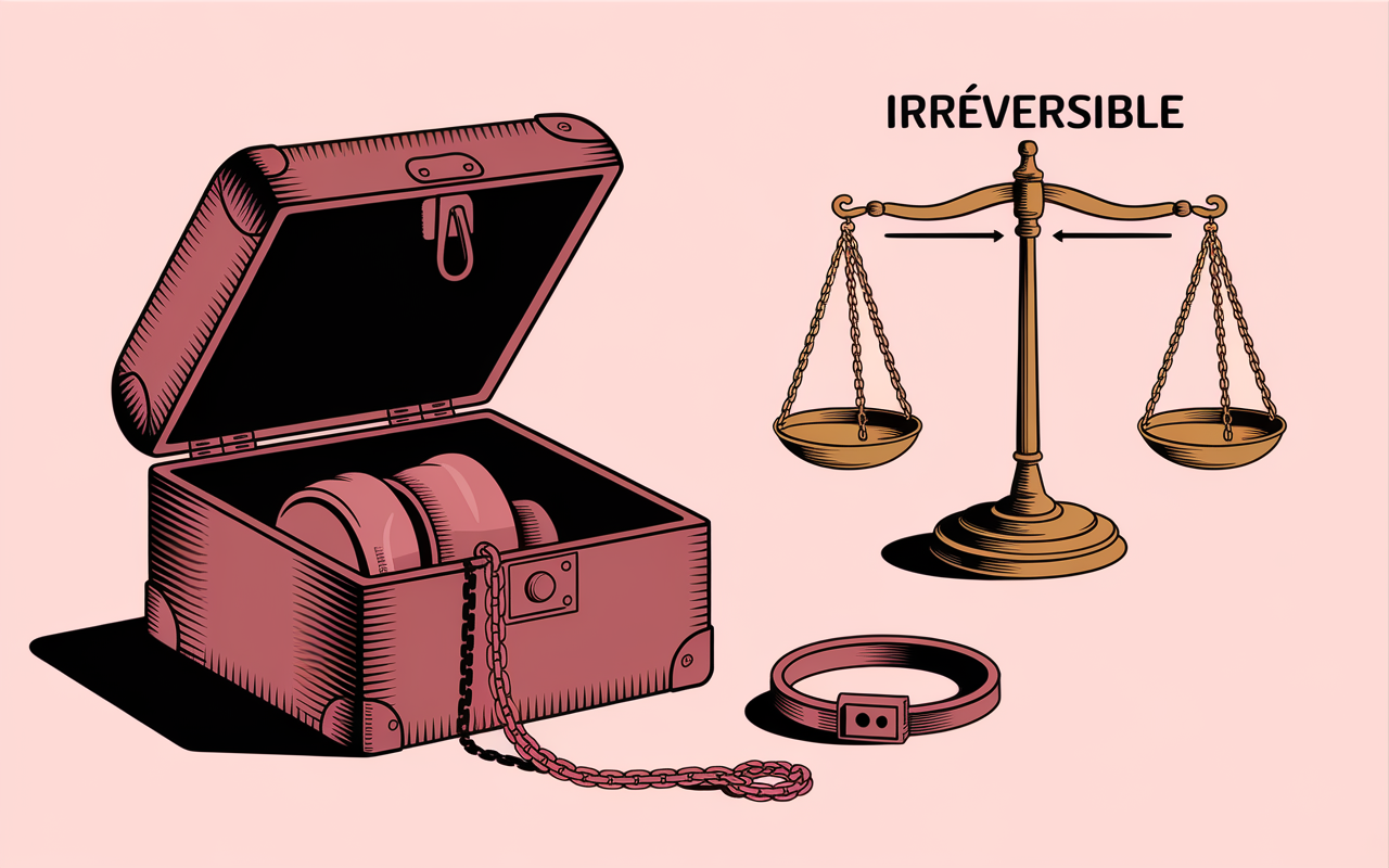 peut on modifier une donation avec usufruit coffre irreversibilite