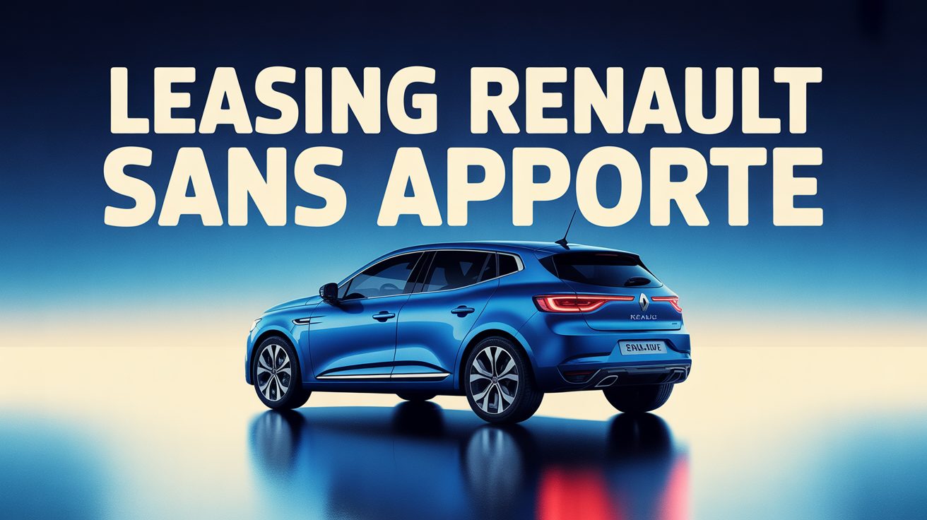voiture en leasing sans apport renault moderne
