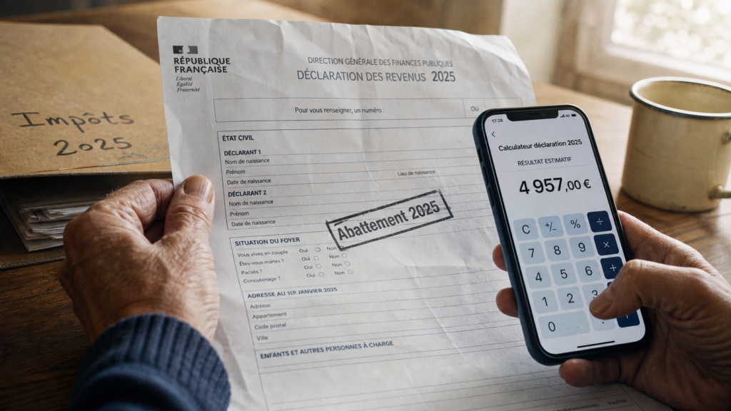 Abattement personnes âgées ou invalides 2025 : formulaire et calcul impôt seniors/invalides