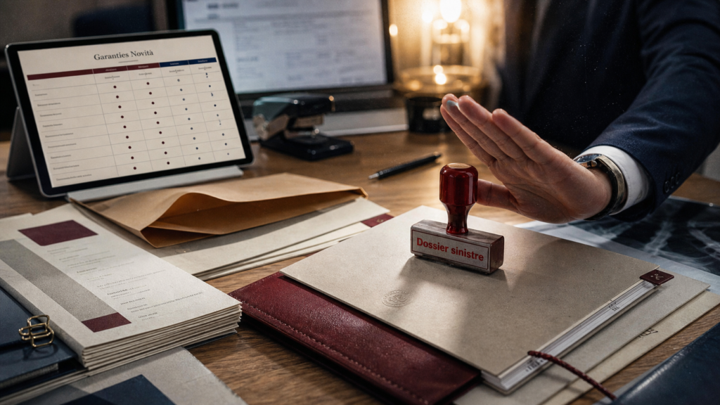 Generali assurance emprunteur avis : dossier sinistre sur bureau