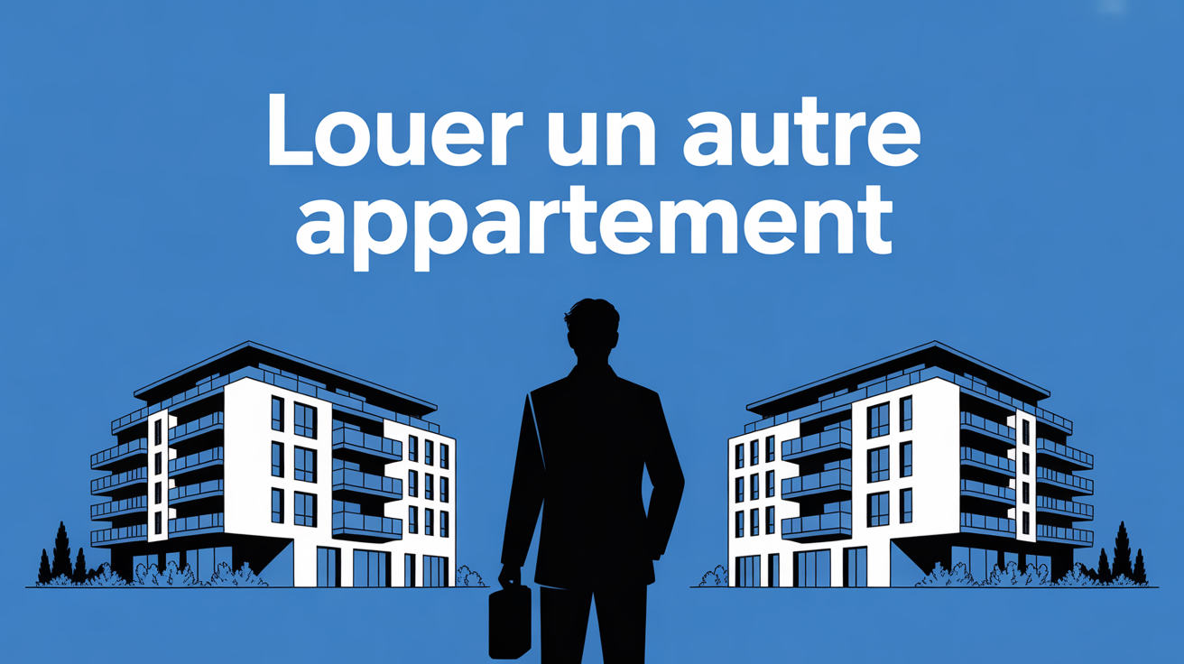 je suis proprietaire et je veux louer un autre appartement silhouette cle