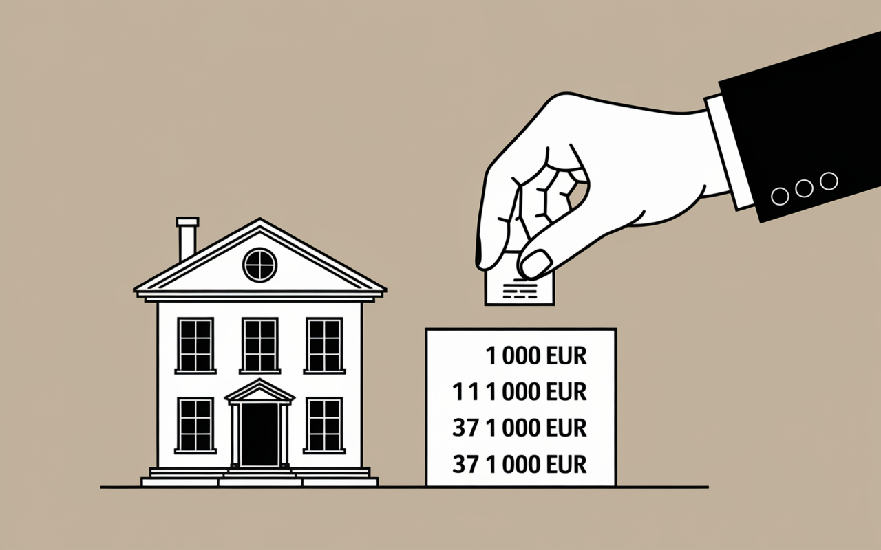 Schema main verse piece capital social d une entreprise