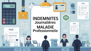 bureau administratif simulateur indemnité journalière maladie professionnelle