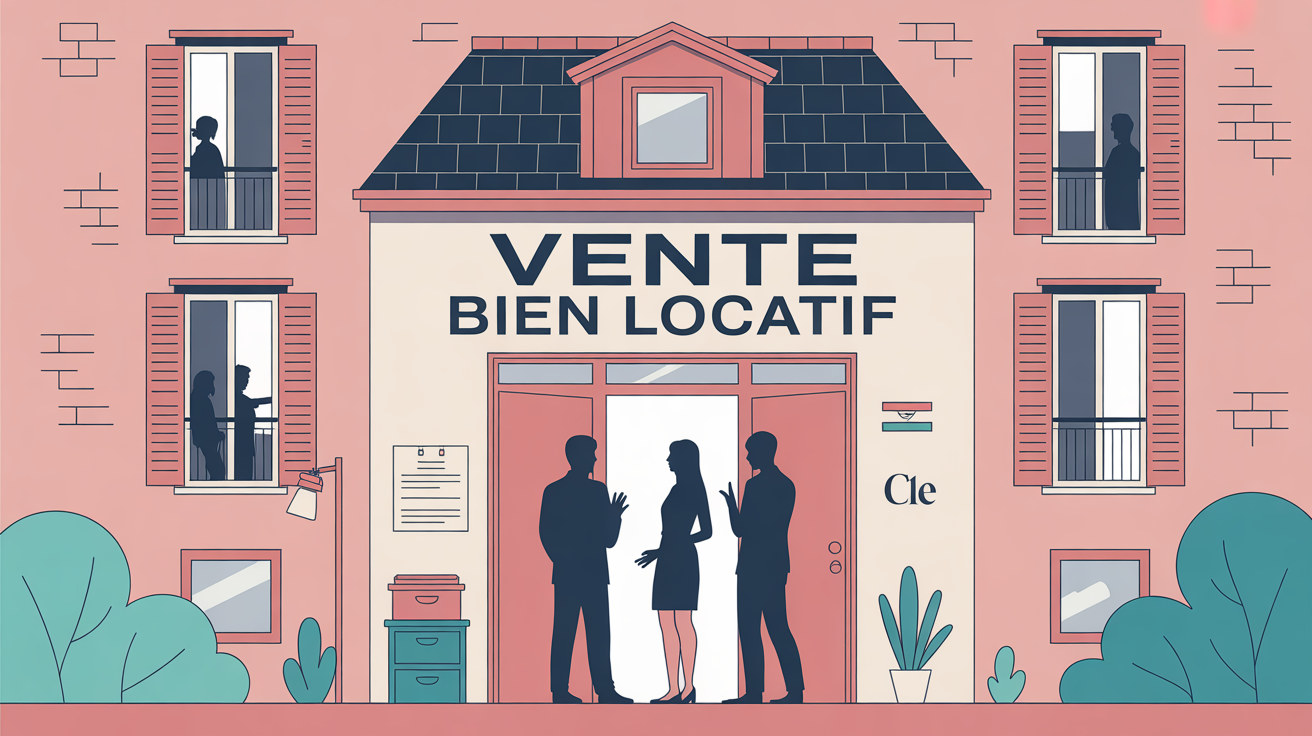 Illustration vente locative appartement extérieur