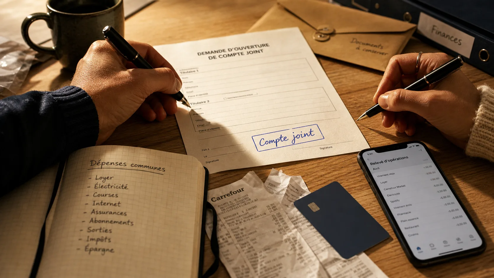 Banque postale compte joint : gérer les dépenses communes