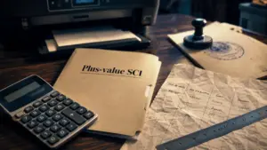 calcul plus value immobilière sci : dossier et calculatrice