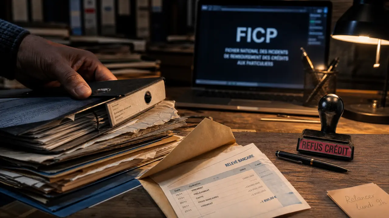 Crédit banque de france : refus crédit et fichage FICP