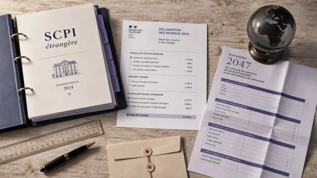 Fiscalité SCPI étrangère : déclaration 2047 sans erreur