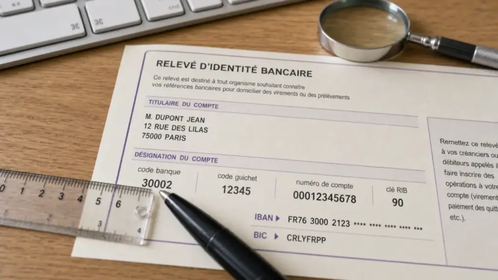 Liste code banque : lire les 5 chiffres du RIB sans erreurs de saisie