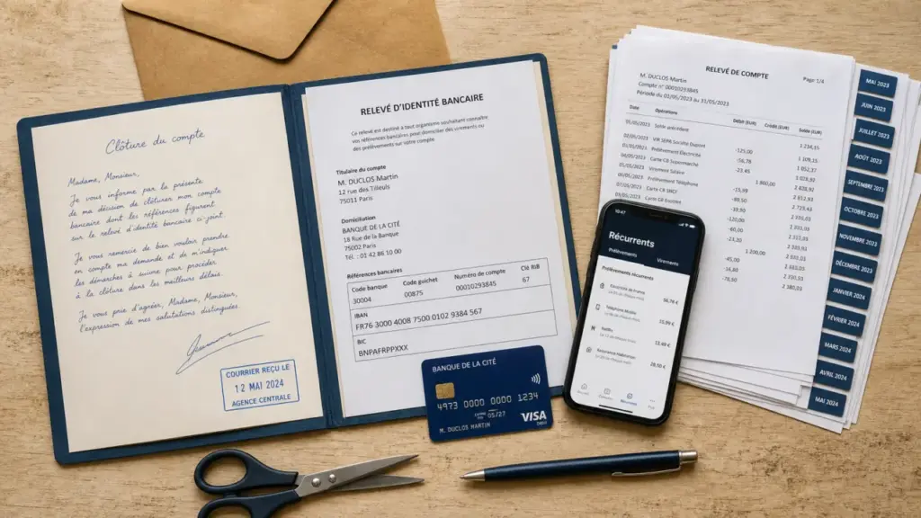 Comment quitter sa banque : clôture du compte, RIB et relevés bancaires