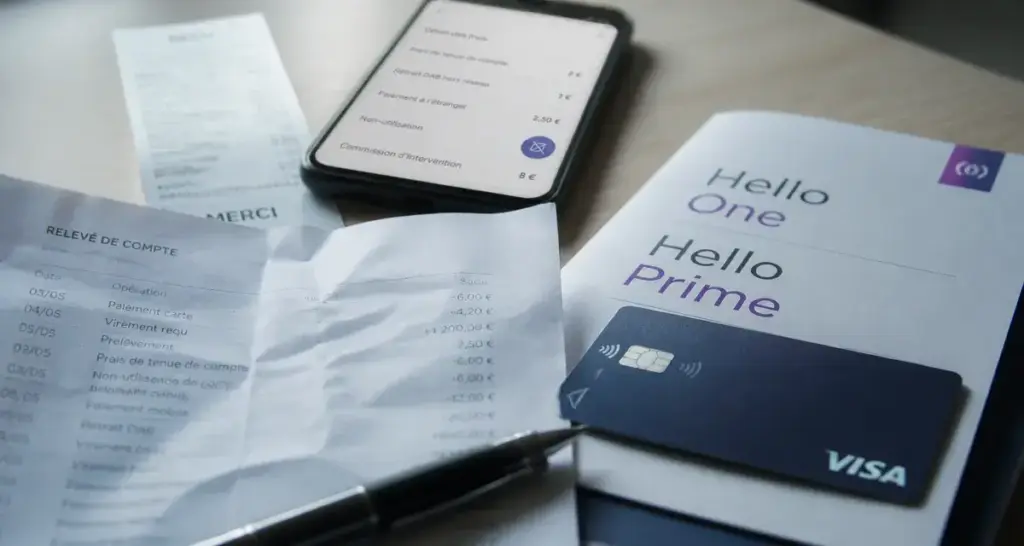 Hello bank frais : coûts cachés et non-utilisation 6€