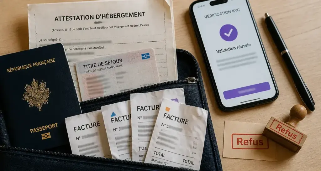 Ouvrir un compte sans carte d'identité : justificatifs KYC et preuves