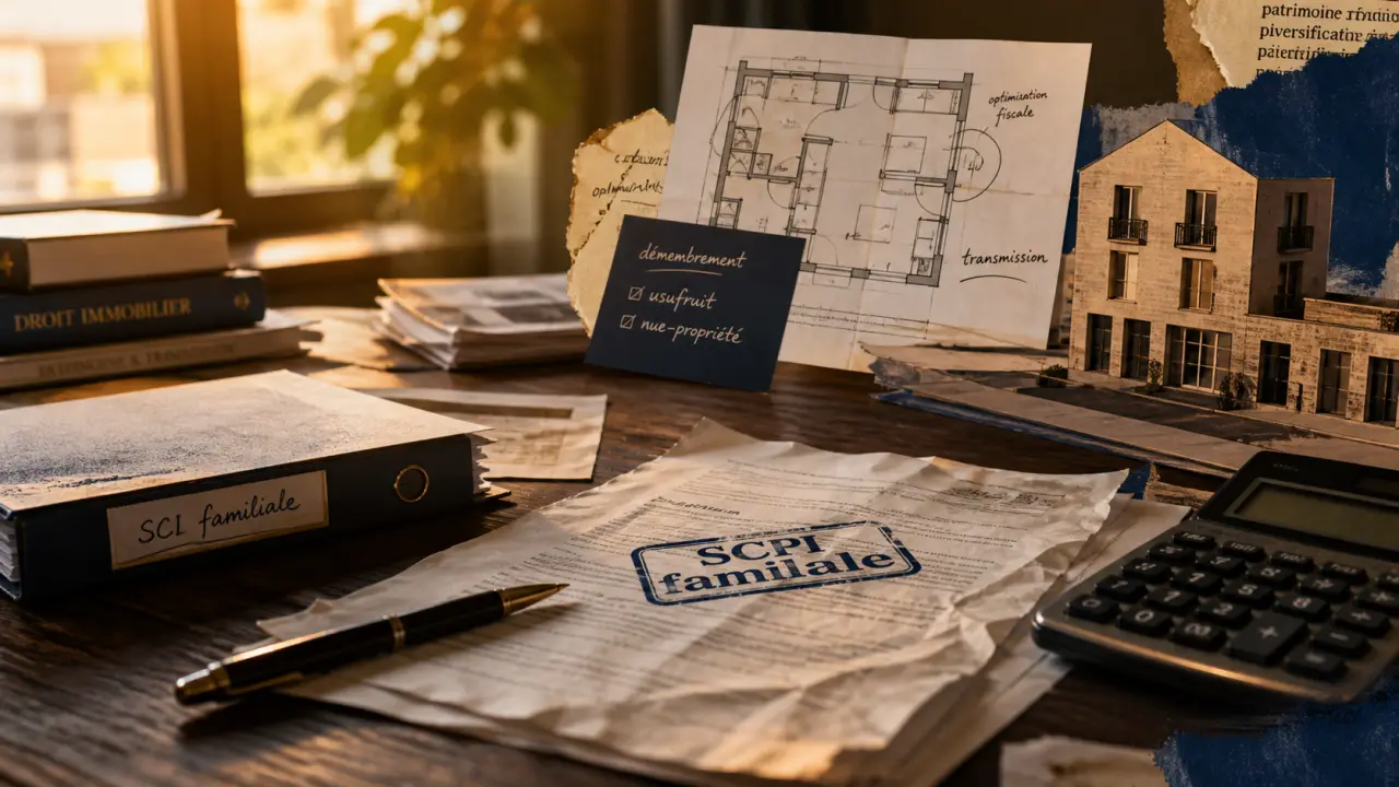 SCPI familiale via SCI : investir sans bloquer la transmission familiale