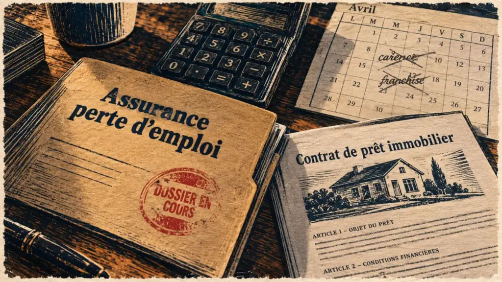 Assurance credit immobilier perte emploi : carence et franchise