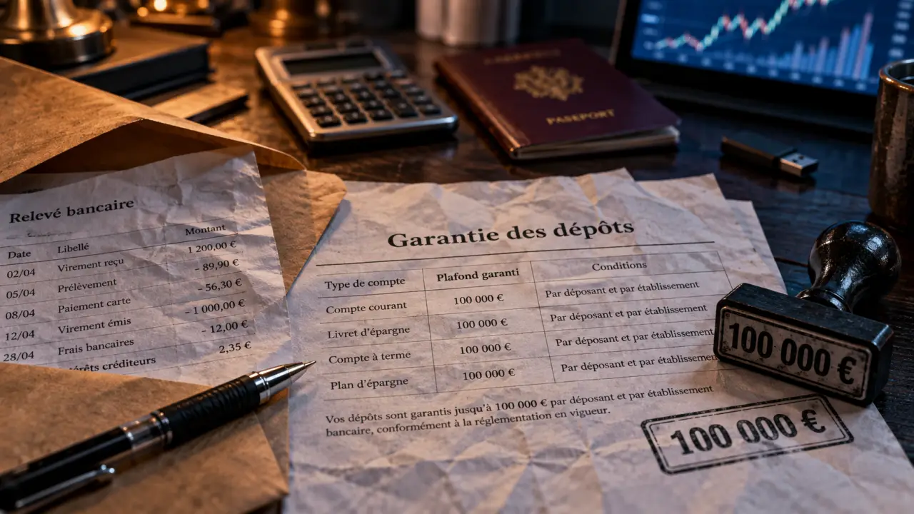 Faillite banque : dépôts couverts jusqu’à 100 000 € par établissement