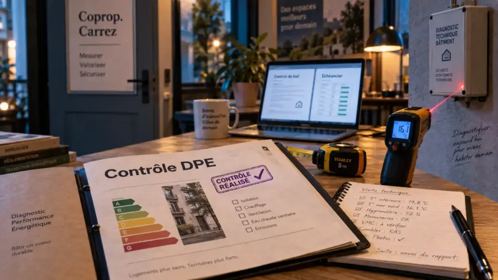 Immobilier loi : contrôle DPE et diagnostic pour bail