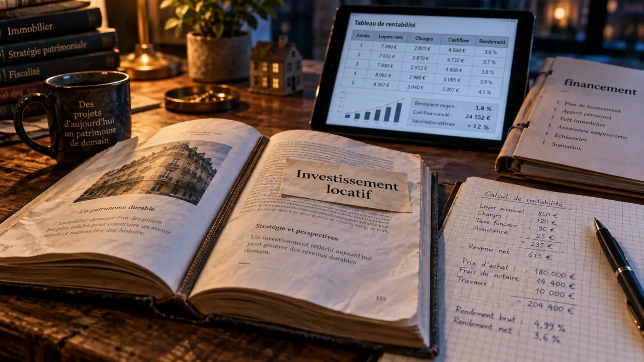 L investissement immobilier locatif intelligent : tableau rentabilité, financement et sécurité