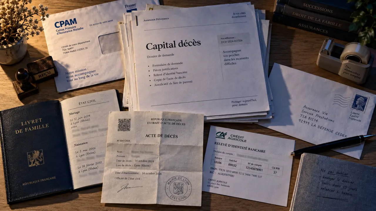 Capitale deces pour retraite : capital décès d’un retraité, documents et acte de décès