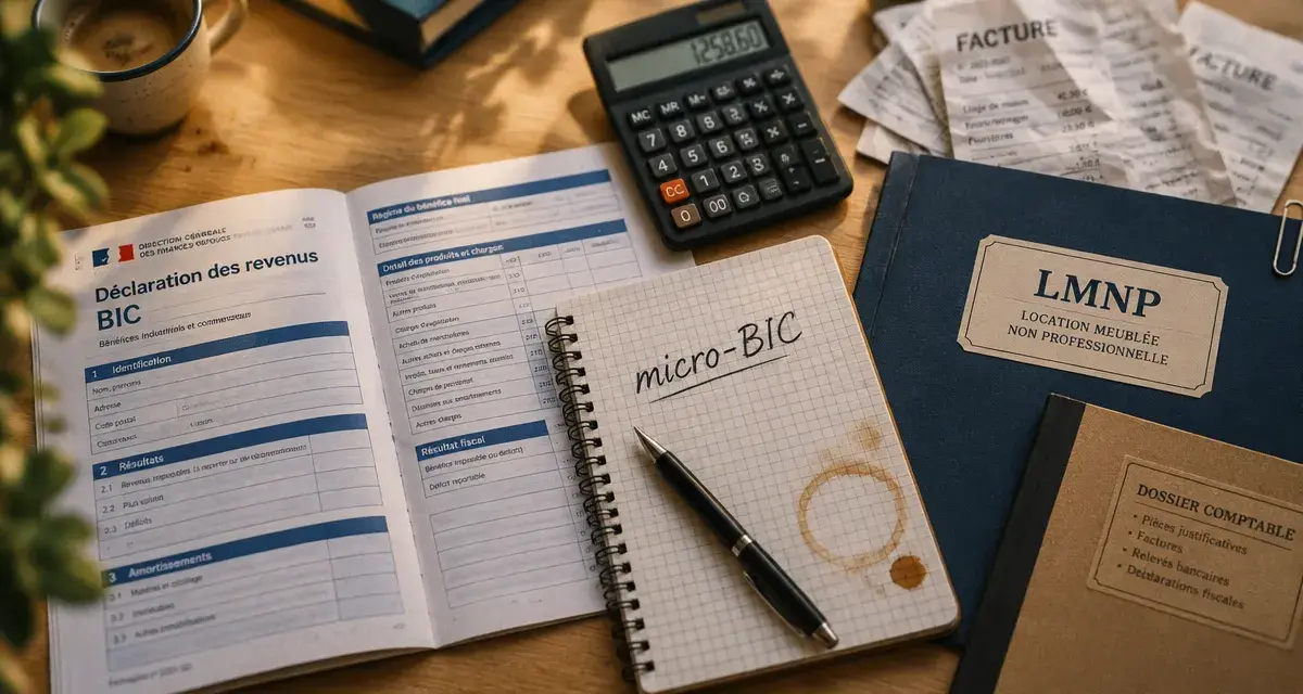 LMNP fiscalité micro-BIC ou réel : calcul impôt loyers