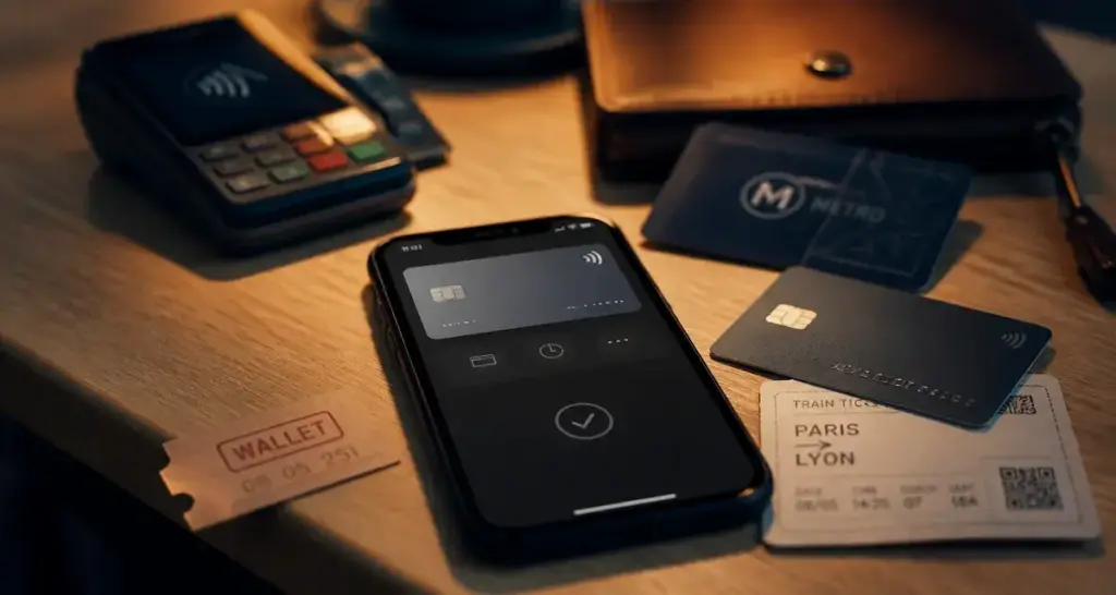Wallet c est quoi : smartphone avec wallet numérique et paiement sans contact