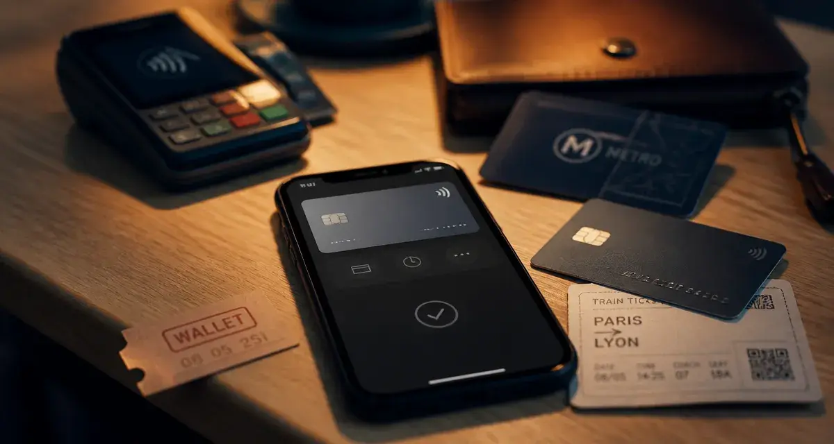 Wallet c est quoi : smartphone avec wallet numérique et paiement sans contact